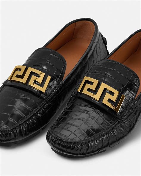 versace greca loafer|versace loafers men's sale.